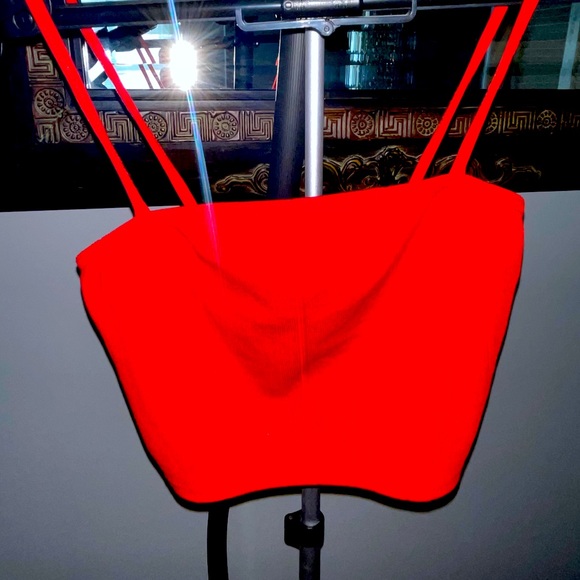 Red hot two piece pant set - Picture 1 of 8